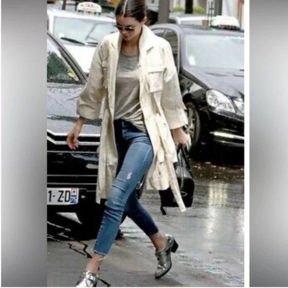 MOTHER The Stunner Fray Ankle Skinny Jeans in Graffiti Girl Lover size 26